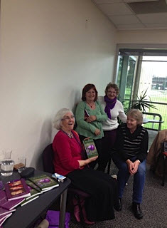 Enjoying the company of women at Singleton Library Author Talk 16th July 2015